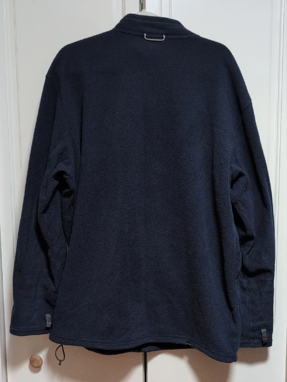 The North Face Mens Navy Full-Zip Teddy Fleece Jacket